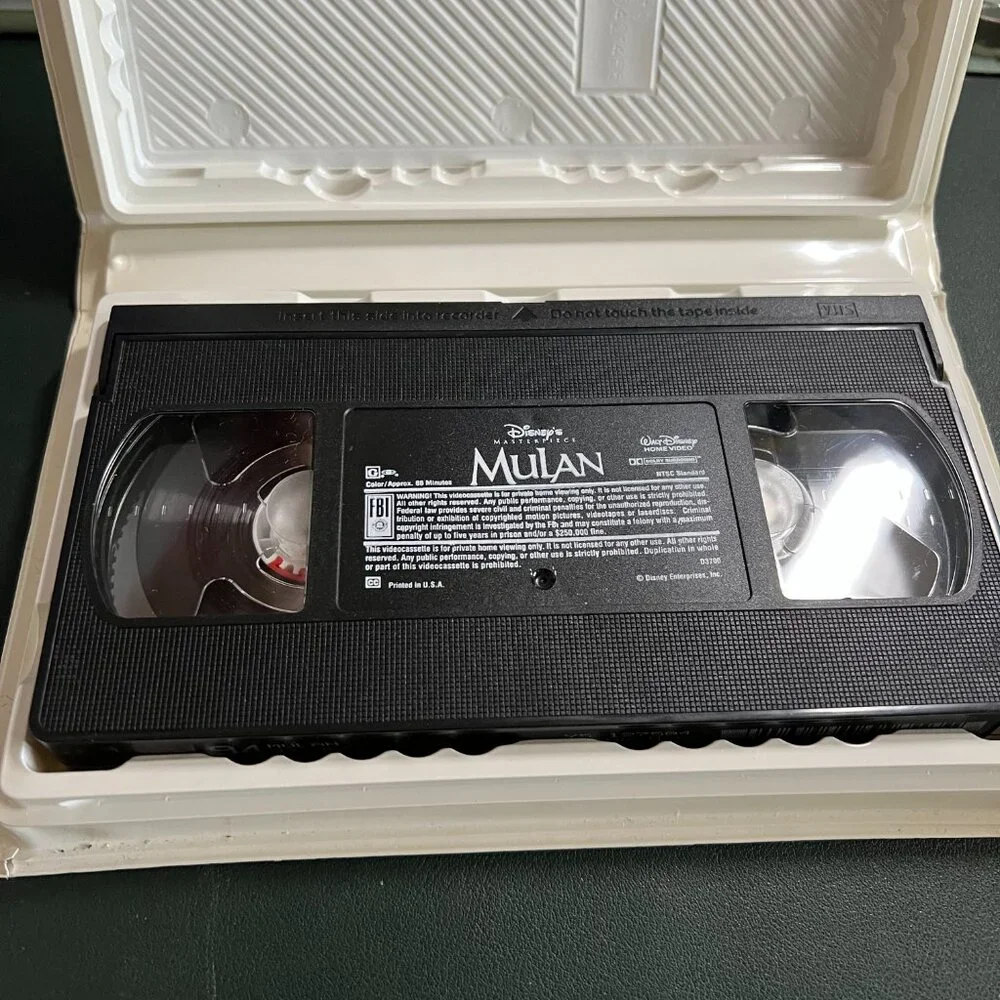 Disney VHS - Mulan (1999) - Masterpiece Collection - 12747-1 First Pressing
